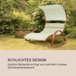 Mauritius Schwingliege Mit Dach ComfortMesh 180kg Max.wetterfest Creme -Wrights Gartenladen 10032587 de 0008 logo