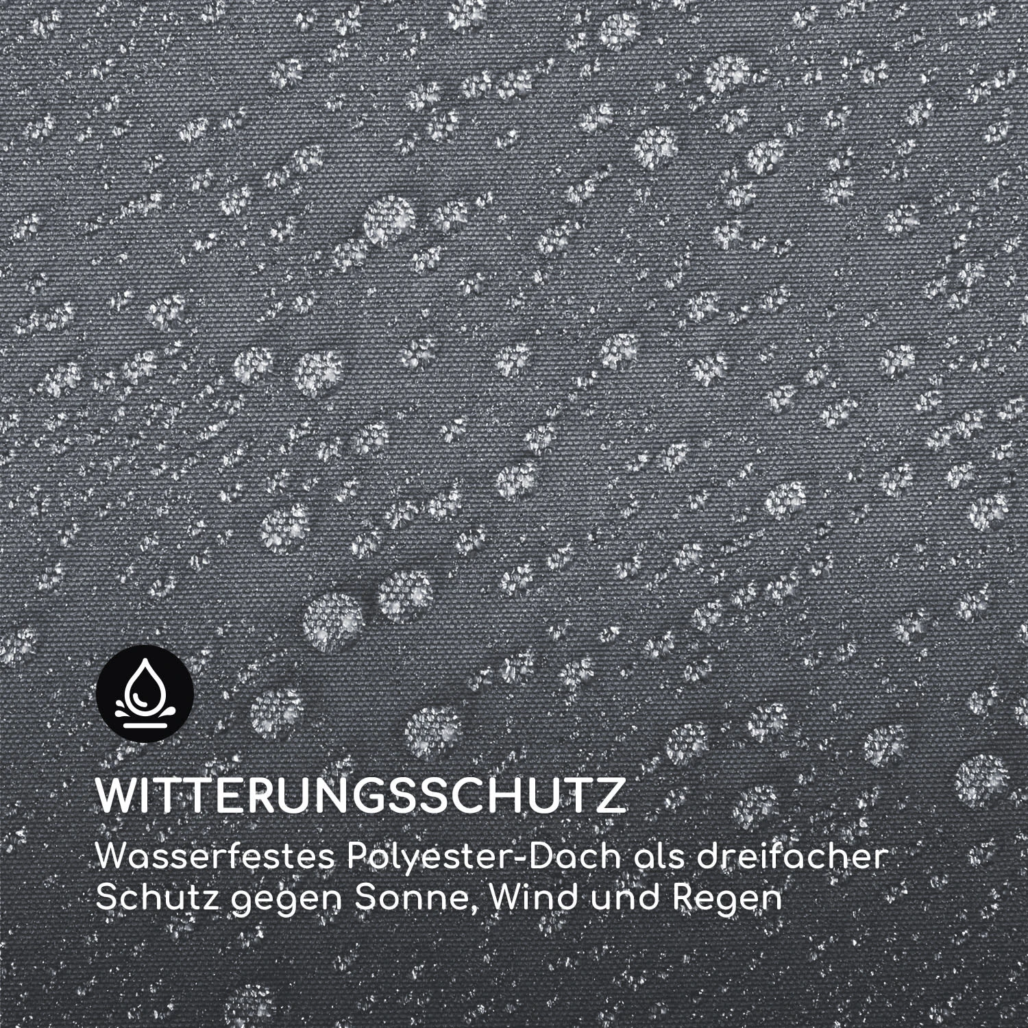 Pantheon Roof 3x4m Ersatzdach | Zubehör | 180 G/m² Polyester | Grau 3 Pantheon Roof 3x4m Ersatzdach | Zubehör | 180 G/m² Polyester | Grau – Bild 3