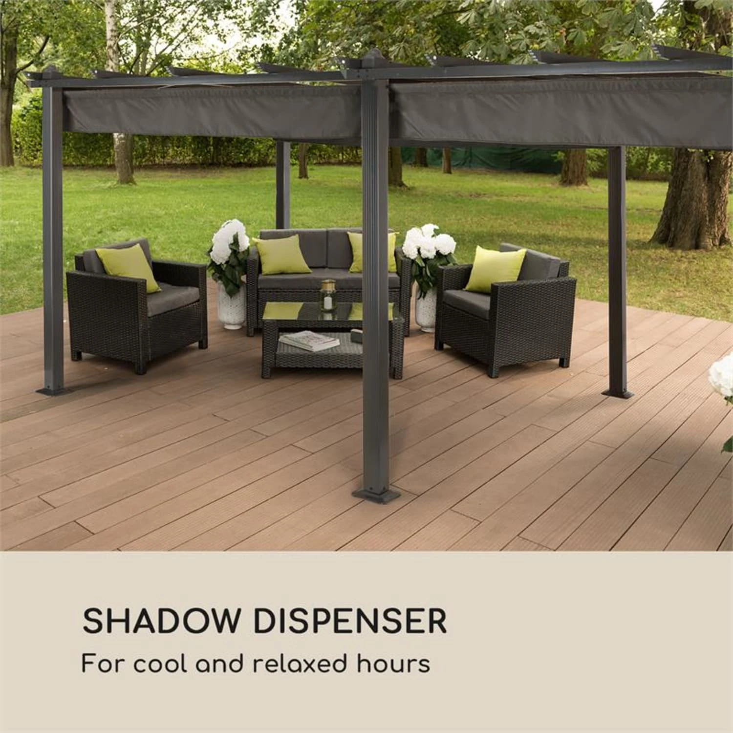 Pantheon Roof Ersatzdach 3 X 6 M Grau – Bild 2