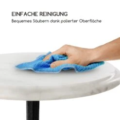 Patras-XS Bistro-Tisch Marmortischplatte Ø30cm Gusseiserner Standfuß -Wrights Gartenladen 10033238 de 0004 logo