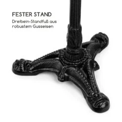 Patras-XS Bistro-Tisch Marmortischplatte Ø30cm Gusseiserner Standfuß -Wrights Gartenladen 10033238 de 0007 logo