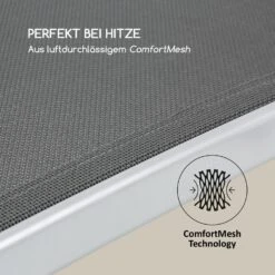 Sun Valley Sonnenliege Zusammenklappbar Kopfkissen Grau -Wrights Gartenladen 10033308 de 0005 logo