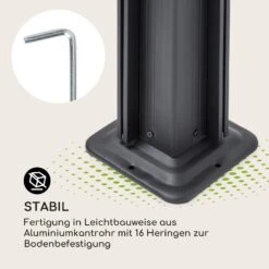 Pantheon Cortina Pavillon Mit Dach 3x4m 4 Seitenteile Beige -Wrights Gartenladen 10033318 de 0006 logo