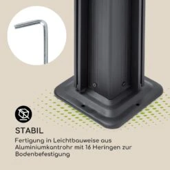 Pantheon Cortina Pavillon Mit Dach 3x6m 4 Seitenteile Grau -Wrights Gartenladen 10033321 de 0006 logo