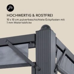 Pantheon Cortina Pavillon Mit Dach 3x6m 4 Seitenteile Grau -Wrights Gartenladen 10033321 de 0007 logo