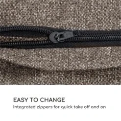 Theia Polsterbezüge 8 Teile 100% Polyester Wasserabweisend Braun 7 Theia Polsterbezüge 8 Teile 100% Polyester Wasserabweisend Braun -Wrights Gartenladen 10033329 yy 0004 logo Blumfeldt Theia Polsterbezuege braun meliert