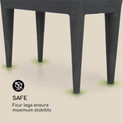 Mammutgrow Hochbeet 76 X 65 X 37 Cm UV- Und Frostschutz Anthrazit -Wrights Gartenladen 10033360 yy 0007 logo Blumfeldt Mammutgrow Hochbeet anthrazit