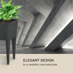 Mammutgrow Hochbeet 76 X 65 X 37 Cm UV- Und Frostschutz Anthrazit -Wrights Gartenladen 10033360 yy 0008 logo Blumfeldt Mammutgrow Hochbeet anthrazit