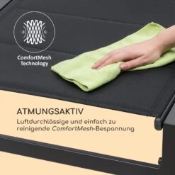 Renazzo Lounge Liegestuhl 70/30 PVC/PE Aluminium 6-Stufen Anthrazit -Wrights Gartenladen 10033363 de 0007 logo