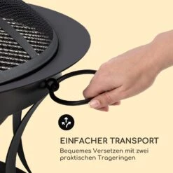 Pentos 2-in-1-Feuerschale Ø73cm Funkenschutz Ø60cm Grill Gusseisen 13 Pentos 2-in-1-Feuerschale Ø73cm Funkenschutz Ø60cm Grill Gusseisen -Wrights Gartenladen 10033380 de 0005 logo