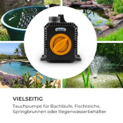 Lagoon 3600 Teichpumpe 3.600 L/h EcoSave: 20 Watt 2,8 Meter Förderhöhe -Wrights Gartenladen 10033391 de 0006 logo