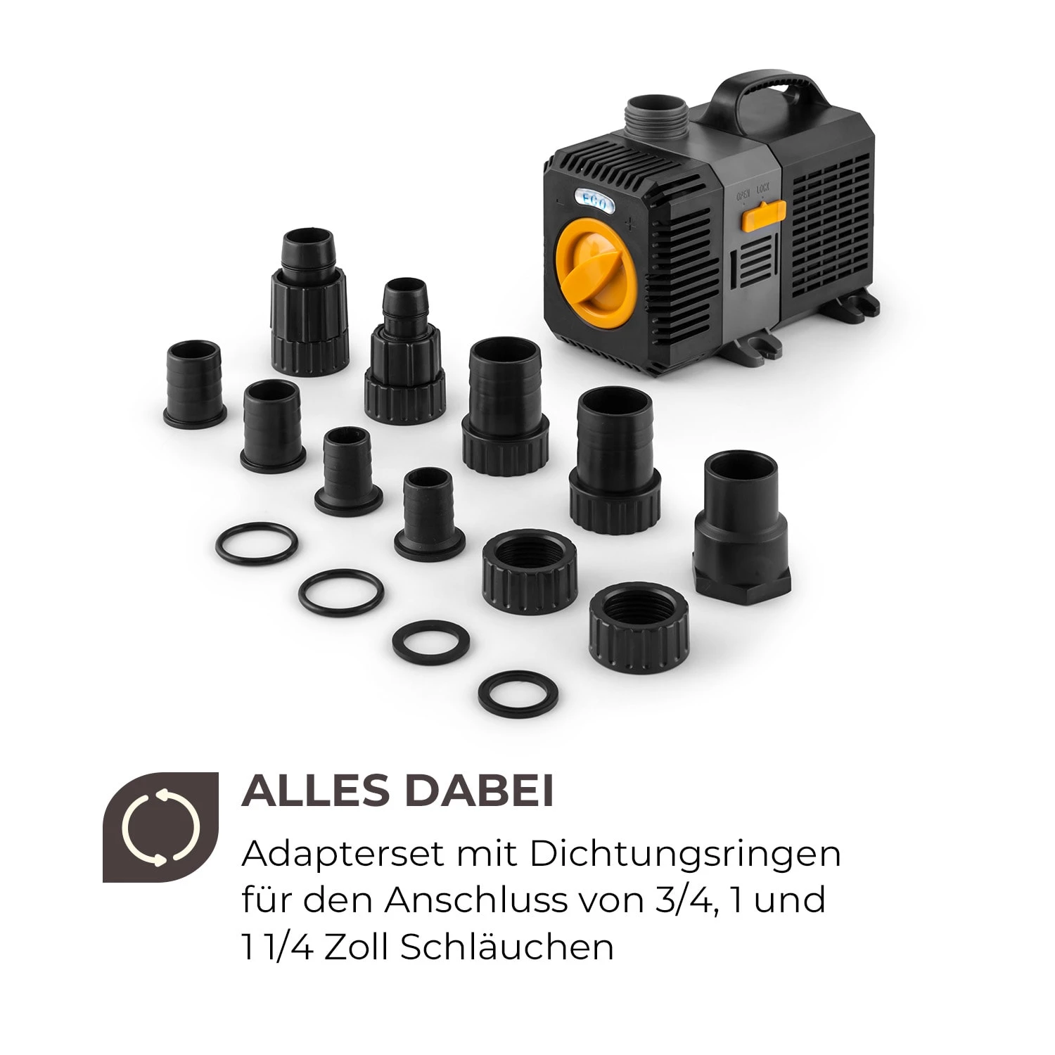 Lagoon 5200 Teichpumpe 5.200 L/h EcoSave: 40 Watt 4,8 Meter Förderhöhe 7 Lagoon 5200 Teichpumpe 5.200 L/h EcoSave: 40 Watt 4,8 Meter Förderhöhe – Bild 7