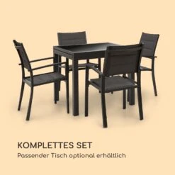 Torremolinos Gartenstühle 2 St. Aluminium ComfortMesh Dunkelgrau -Wrights Gartenladen 10033404 de 0008 logo