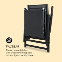 Pomporto Lounge Liegestuhl 70/30 PVC/PE Aluminium 7-Stufen Anthrazit -Wrights Gartenladen 10033409 de 0003 logo