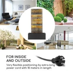 Raincastle Gartenbrunnen 12 LEDs 8W IPX8 Indoor & Outdoor -Wrights Gartenladen 10033428 yy 0003 logo Blumfeldt Raincastle Gartenbrunnen 12 LEDs