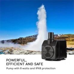 Trumpet Flow Gartenbrunnen 8W Verzinktes Metall LEDs Indoor & Outdoor -Wrights Gartenladen 10033430 yy 0007 logo Blumfeldt Trumpet Flow Gartenbrunnen