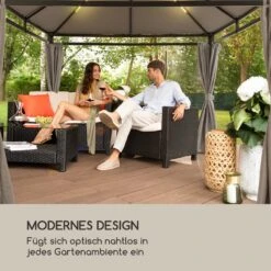 Pantheon Illumina Pavillon Mit Dach Polycarbonat Aluminium Schwarz -Wrights Gartenladen 10033458 de 0003 logo