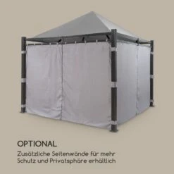 Pantheon Illumina Pavillon Mit Dach Polycarbonat Aluminium Schwarz -Wrights Gartenladen 10033458 de 0004 logo