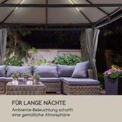 Pantheon Illumina Pavillon Mit Dach Polycarbonat Aluminium Schwarz -Wrights Gartenladen 10033458 de 0005 logo