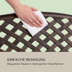 Pozzilli AN Gartenbank Aluminiumguss Witterungsbeständig Antik-kupfer -Wrights Gartenladen 10033488 de 0007 logo