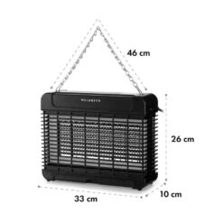 Mosquito Ex 5500 13W 150m² LEDs Auffangschale Kette Schwarz -Wrights Gartenladen 10033561 yy 0010 logo Waldbeck Mosquito Ex 5500 Insektenvernichter 150m