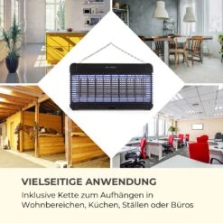 Mosquito Ex 9500 13W 300m² LEDs Auffangschale Kette Schwarz -Wrights Gartenladen 10033562 de 0007 logo