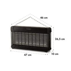 Mosquito Ex 9500 13W 300m² LEDs Auffangschale Kette Schwarz -Wrights Gartenladen 10033562 yy 0010 logo Waldbeck Mosquito Ex 9500 300mq