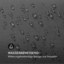 Maui Hollywoodschaukel 110 Cm 2-Sitzer Massivholz Polyester Dunkelgrau -Wrights Gartenladen 10033573 de 0008 logo