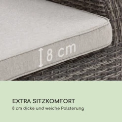 Comfort Siesta Sessel Verstellbare Rückenlehne Dunkelgrau -Wrights Gartenladen 10033586 de 0006 logo
