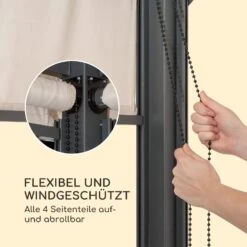 Grandezza Cortina Gartenpavillon 3x4m 4 Seitenteile Beige -Wrights Gartenladen 10033608 de 0003 logo