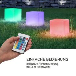 Shinecube XL Leuchtwürfel 40x40x40cm 16 Farben-LED 4 Licht-Modi Weiß -Wrights Gartenladen 10033732 de 0004 logo