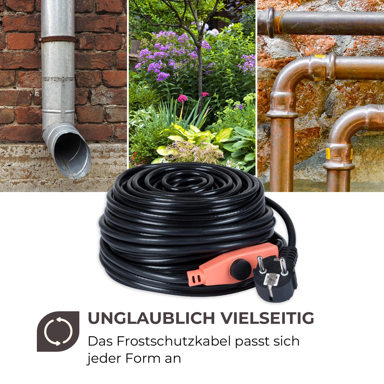 Flow Wire Frostschutzkabel 18m Mit Thermostat IP68 5 Flow Wire Frostschutzkabel 18m Mit Thermostat IP68 – Bild 5