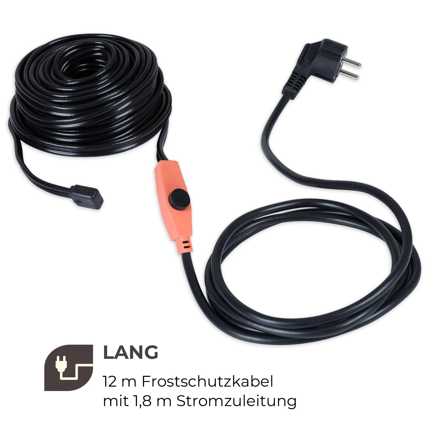 Flow Wire Frostschutzkabel 12m Mit Thermostat IP68 6 Flow Wire Frostschutzkabel 12m Mit Thermostat IP68 – Bild 6