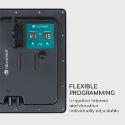 Greenkeeper Solar Bewässerungssystem Solarpanel 1.500 MAh 40 Pflanzen -Wrights Gartenladen 10034626 yy 0008 logo Blumfeldt Greenkeeper Solar Bewaesserungssystem