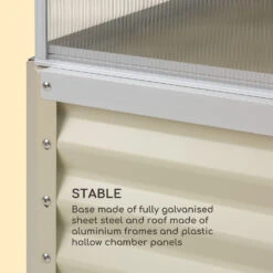 High Grow Advanced Hochbeet Mit Dach 120x95x100cm 540l Stahl Verzinkt -Wrights Gartenladen 10034689 uk 0004 logo