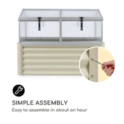 High Grow Advanced Hochbeet Mit Dach 120x95x100cm 540l Stahl Verzinkt -Wrights Gartenladen 10034689 uk 0007 logo