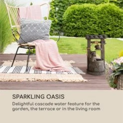 Speyer Kaskadenbrunnen Gartenbrunnen 4 Stufen Akku 2,8W Solar LED 9 Speyer Kaskadenbrunnen Gartenbrunnen 4 Stufen Akku 2,8W Solar LED -Wrights Gartenladen 10034731 yy 0003 logo Blumfeldt Speyer Kaskadenbrunnen