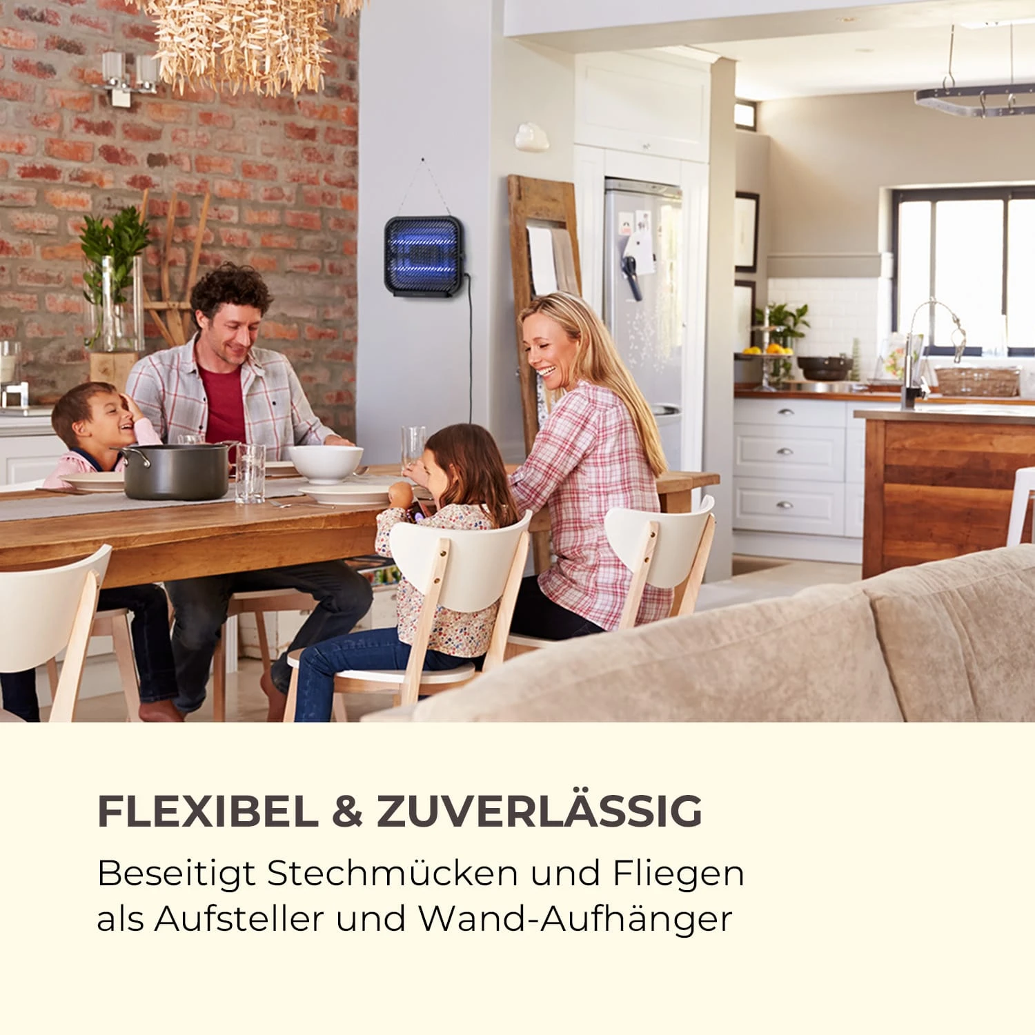 Skyfall SQ Insektenvernichter 16W 50m² UV-Lampen Auffangschale Kette 3 Skyfall SQ Insektenvernichter 16W 50m² UV-Lampen Auffangschale Kette – Bild 3