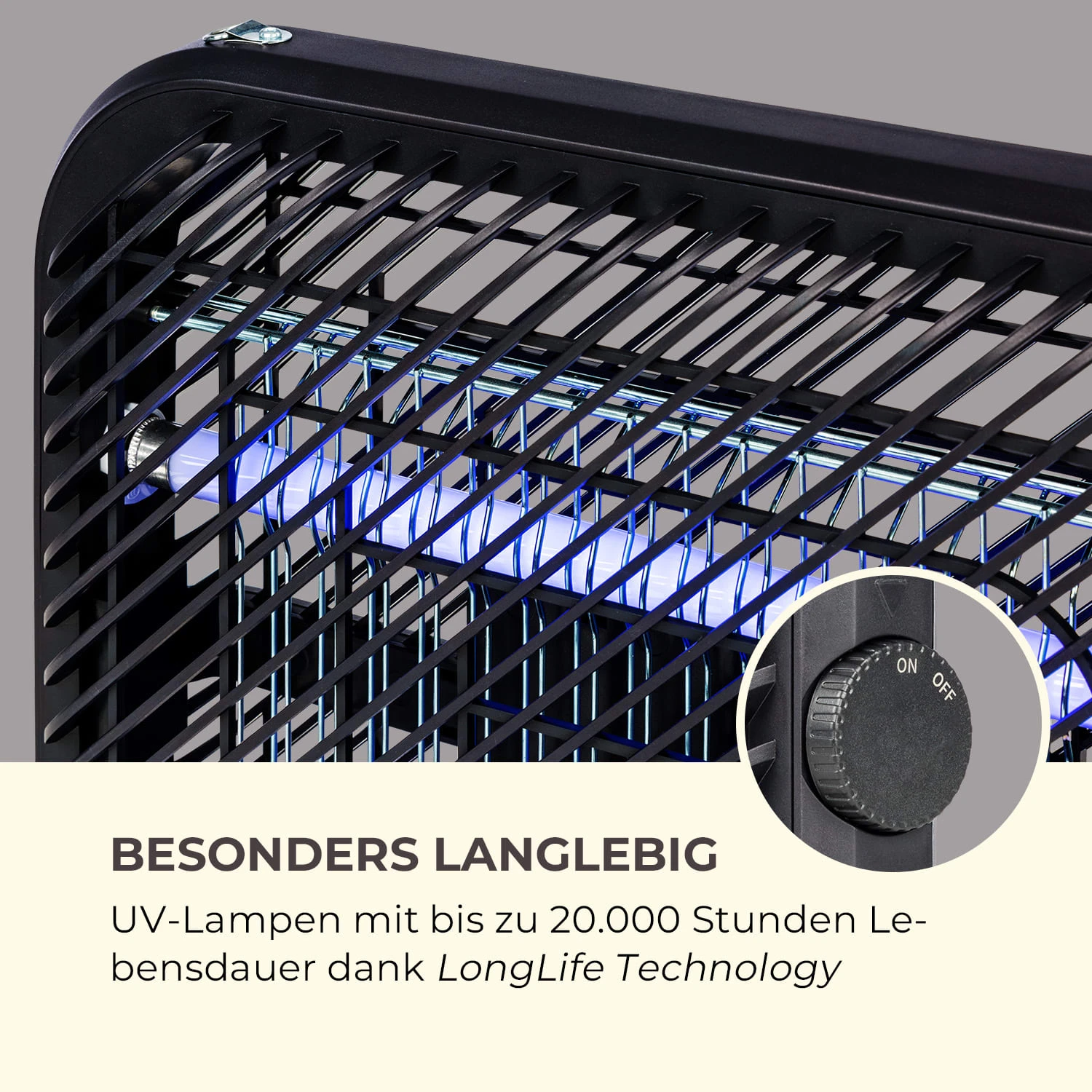 Skyfall SQ Insektenvernichter 16W 50m² UV-Lampen Auffangschale Kette 8 Skyfall SQ Insektenvernichter 16W 50m² UV-Lampen Auffangschale Kette – Bild 8