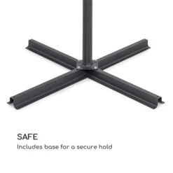 Twin Peaks Sonnenschirm Sonnenschutz 456 X 245 X 268 Cm Polyester -Wrights Gartenladen 10034740 yy 0004 logo Blumfeldt Twin Peaks Sonnenschirm creme