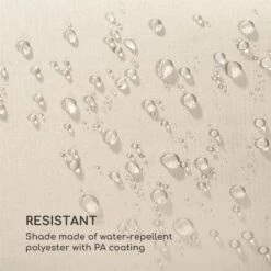 Belo Horizonte Sonnenschirm Sonnenschutz Ø 292cm Polyester Wasserabweisend Inkl. Standbasis Creme -Wrights Gartenladen 10034743 yy 0007 logo blumfeldt Belo Horizonte Sonnenschirm creme