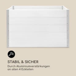 Nova Grow Gartenbeet 150 X 91 X 100 Cm WPC Holzoptik Weiß 16 Nova Grow Gartenbeet 150 X 91 X 100 Cm WPC Holzoptik Weiß -Wrights Gartenladen 10034747 de 0008 logo