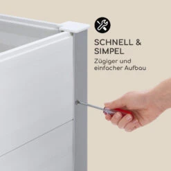 Nova Grow Gartenbeet 195 X 91 X 50 Cm WPC Holzoptik Weiß -Wrights Gartenladen 10034748 de 0006 logo