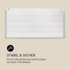 Nova Grow Gartenbeet 195 X 91 X 50 Cm WPC Holzoptik Weiß -Wrights Gartenladen 10034748 de 0008 logo