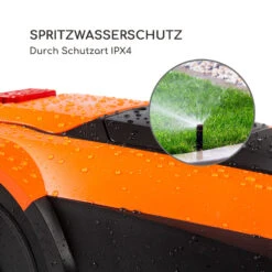 Garden Hero Rasenmähroboter 5,2 Ah Akkubetrieb Bis 1.200 M² Orange -Wrights Gartenladen 10034749 de 0004 logo