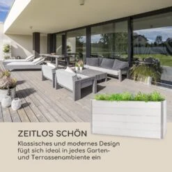 Nova Grow Gartenbeet 195 X 91 X 100 Cm WPC Holzoptik Weiß -Wrights Gartenladen 10034752 de 0003 logo