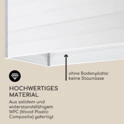 Nova Grow Gartenbeet 195 X 91 X 100 Cm WPC Holzoptik Weiß -Wrights Gartenladen 10034752 de 0004 logo