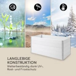 Nova Grow Gartenbeet 195 X 91 X 100 Cm WPC Holzoptik Weiß -Wrights Gartenladen 10034752 de 0005 logo