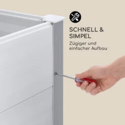 Nova Grow Gartenbeet 195 X 91 X 100 Cm WPC Holzoptik Weiß -Wrights Gartenladen 10034752 de 0006 logo