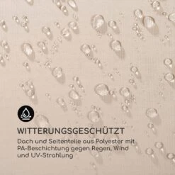 Mondo Gartenpavillon Partyzelt Gazebo 295x262x295 Stahl Polyester -Wrights Gartenladen 10034764 de 0005 logo